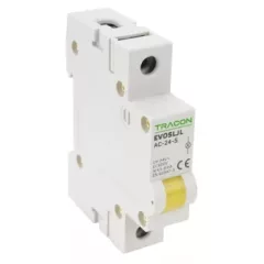   Tracon SLJL-AC24-S moduláris jelzőlámpa, 1db sárga leddel, 24V AC