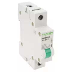   Tracon SLJL-AC24-Z moduláris jelzőlámpa, 1db zöld leddel, 24V AC