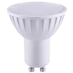   Tracon, SMDGU105NW, LED-es fényforrás, ( opál búrás, műanyag házas spot ) 5W-os teljesítményű, GU10 foglalattal, 4000K-es színhőmérsékletü, SMD LED ( 320 lm ) Tracon ( SMDGU105NW )