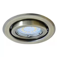   Tracon, TLC-6MG, beépíthető hidegtükrös matt arany spot lámpatest, MR16-es foglalattal, 30°-ban állítható, (MAX 50W) D=97mm (Tracon TLC-6MG)