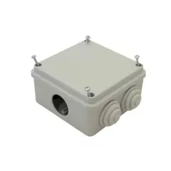   Tracon, TQBY10105, műanyag falon kivüli kötődoboz 100x100x50 lépcsős gumi átvezétővel IP54 világosszürke (Tracon TQBY10105)