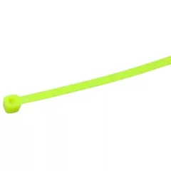   Tracon 230NZ, Normál kábelkötegelő, neon zöld 290×3.6mm, D=2-80mm, PA6.6