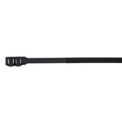   Tracon 300-12, PA12 kábelkötegelő, UV-álló, fekete 300×9mm, D=25-80mm, PA12