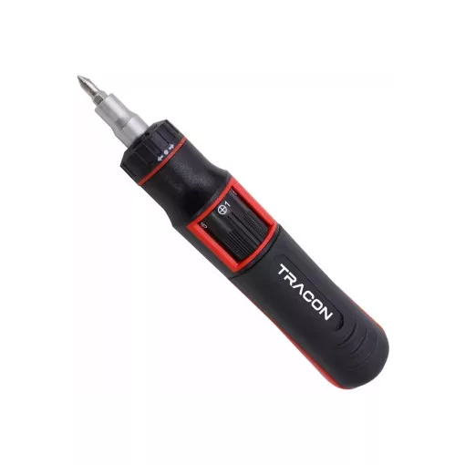Tracon ACS10 Racsnis csavarhúzó beépített cserélhető fejekkel 190mm, 10 bit