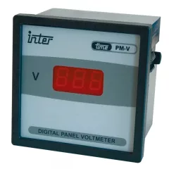   Tracon ACVMD-96-500, Digitális 1 fázisú váltakozó áramú voltmérő, direkt 96×96mm, 500V AC