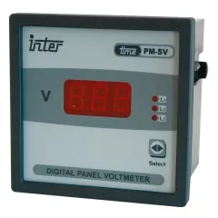   Tracon ACVMD-K-96-500, Digitális 3 fázisú váltakozó áramú voltmérő, direkt 96×96mm, 500V AC