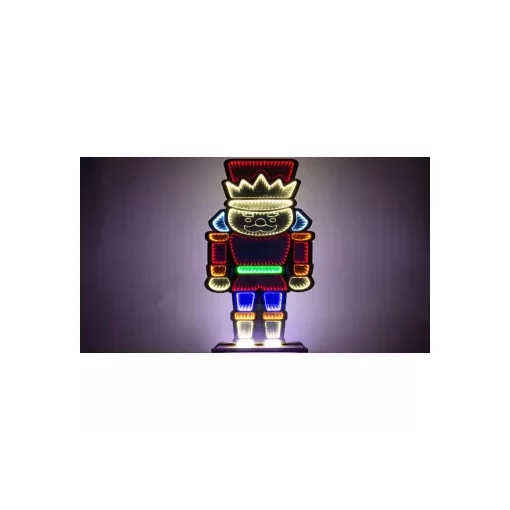 Tracon CHRMMNC LED karácsonyi tükördísz , diótörő, USB (X25015) USB, 1,5m, 427LED, 4,5W, RGB