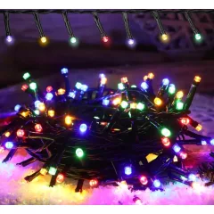   Tracon CHRSTHOP800RGB Karácsonyi programozható fényfüzér,színes,kül/beltér(X25048) 230VAC, 5+20M, 800LED, 6W, , RGB, IP44