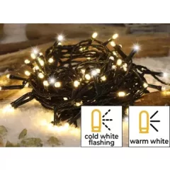   Tracon CHRSTOSC500WW Karácsonyi sziporkázó fényfüzér, kültéri/beltéri 230VAC, 5+50M, 500LED, 7,2W, meleg fehér ( 2600-2700K ) színhőmérséklettel, IP44 ( CHRSTOSC500WW )