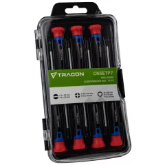 Tracon CNSETP7 Precíziós csavarhúzó szett 7pcs CRV