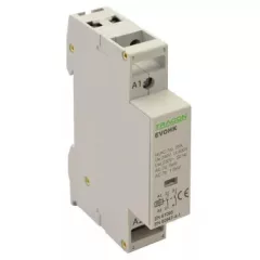   Tracon EVOHK2-25, Installációs kontaktor 230V, 50Hz, 1 Mod, 2×NO, AC1/AC7a, 25A,