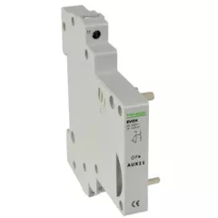   Tracon EVOH-AUX11, Segédérintkező EVOH kismegszakítóhoz 230V, 50Hz, In:6A W=9mm; 0,5-4mm2