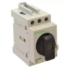   Tracon EVOMS25/3, Sorolható lakatolható szakaszoló kapcsoló 400V, 50Hz, 25A, 3P, 10mm2