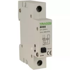   Tracon EVOZ-OVR, Feszültségnövekedési kioldó EVOZ-hez Un:230VAC, 50Hz, Uup:280VAC