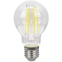   Tracon FILA6012NW COG LED gömb fényforrás, átlátszó 230 VAC, E27, 12W, 1530 lm, A60, 4000K, EEI=E