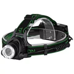   Tracon HL500B, Fejlámpa, akkumulátorral, állítható fókusszal 5 W, 500 lm, 5 h, 3,7 V, 1500 mAh 18650 Li-Po