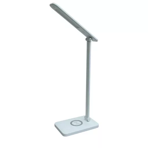 Tracon LALW7W LED asztali lámpa,szab.fényerő,színhőm,vezetéknélk.töltő 100-240V, 50HZ, 7W, 550lm, 2700-5700K, EEI=G