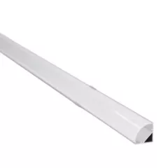   Tracon LEDSZPC, Alumínium profil LED szalagokhoz, 45° döntött W=10mm - 1 méter hosszú