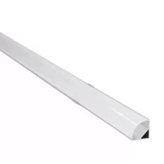   Tracon LEDSZPC, Alumínium profil LED szalagokhoz, 45° döntött W=10mm - 1 méter hosszú (5 db/csomag)