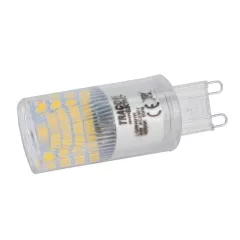   Tracon LG9H4NW, LED G9 fényforrás alumínium házzal 230 VAC, 4 W, 4000 K, G9, 350 lm, 200°,