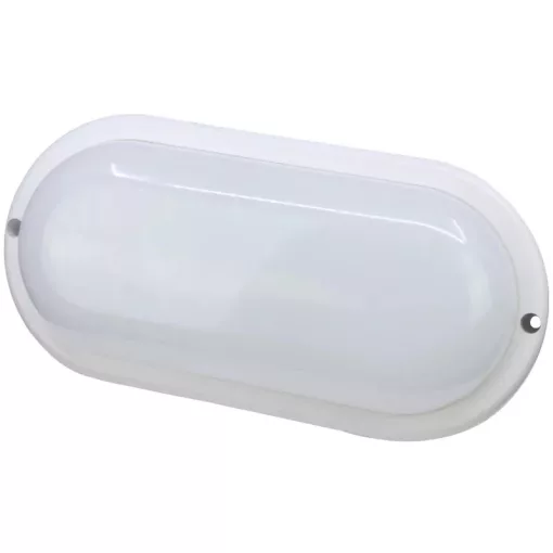 Tracon LHDO18NW Műanyag házas LED hajólámpa, ovális forma 230 VAC, 50 Hz, 18 W, 1440 lm, 4000 K, IP44, EEI=G