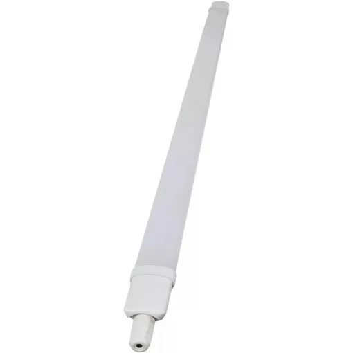 Tracon LVE1236W, 36W, por- és páramentes kültéri LED ipari lámpatest, IP65-ös védelemmel, IK08, 230VAC, 36W, 4000K, 3500lm, IP65, EEI=A+