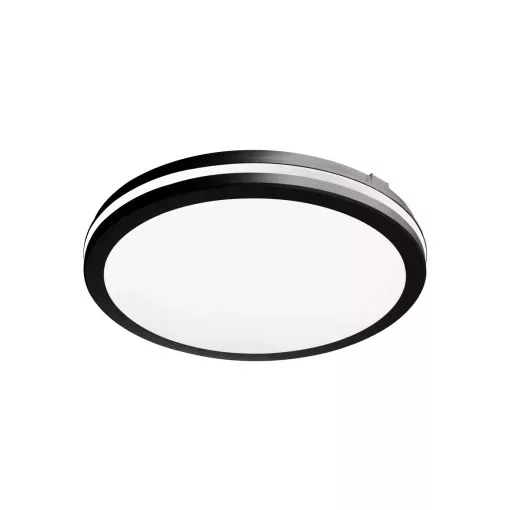 Tracon MFKBL20CCT LED mennyezeti lámpa színhőállító kapcsolóval,fekete 230V,50Hz, 20W, 2000lm, 3000K/4000K/6500K, IP65, EEI=F