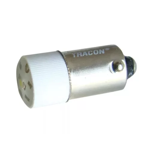 Tracon NYGL-ACDC24W LED-es jelzőizzó, fehér 24V AC/DC, Ba9s