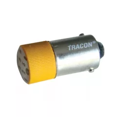   Tracon NYGL-ACDC24Y LED-es jelzőizzó, sárga 24V AC/DC, Ba9s