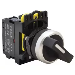   Tracon NYK3-S21BK Karos kapcsoló, kétállású 1×NO+1×NC, 5A/230V AC-15, IP65