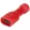 Tracon PTCSH6, Teljes szigetelésű rátolható csatl. hüvely, sárgaréz, piros 1,5mm2, 6,3×0,8mm