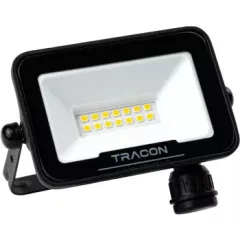  Tracon RSMDSU10W LED fényvető SAMSUNG chippel,mozgásérzékelő csatlakozóval 220-240V AC, 10W, 4000K, IP54, 1000lm, EEI=F