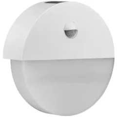   Tracon SLKK10W Mozgásérzékelős kerek fali lámpatest, fehér 230VAC, 10W, 140°, 2-9m, 10s-5m, 4500K , IP54, 700lm, EEI=G