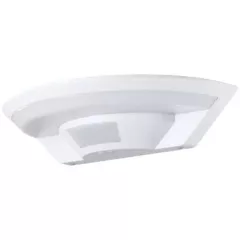   Tracon SLU15W Mozgásérzékelős fali lámpatest, fehér 230VAC, 15W, 120°, 2-9m, 10s-5m, 4500K , IP54, 1450lm, EEI=F