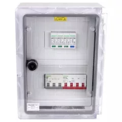   Tracon SPBPV316 Túlfeszültség-védelmi doboz fotovoltaikus rendszerekhez 330×250×130mm,IP65,IK10,AC1+2, 400V, In:16A, Iimp:12.5kA,
