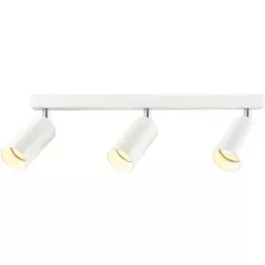   Tracon SPGU10MA3W Mennyezeti állítható spot lámpatest, fehér 100-240VAC, 50Hz, 3xGU10, max.3x35W