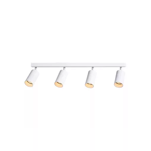 Tracon SPGU10MA4W Mennyezeti állítható spot lámpatest, fehér 100-240VAC, 50Hz, 4xGU10, max.4x35W