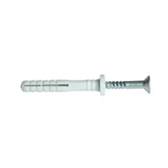   Tracon TB875 Beüthető tipli+csavar, szürke M8×80mm, PA6.6