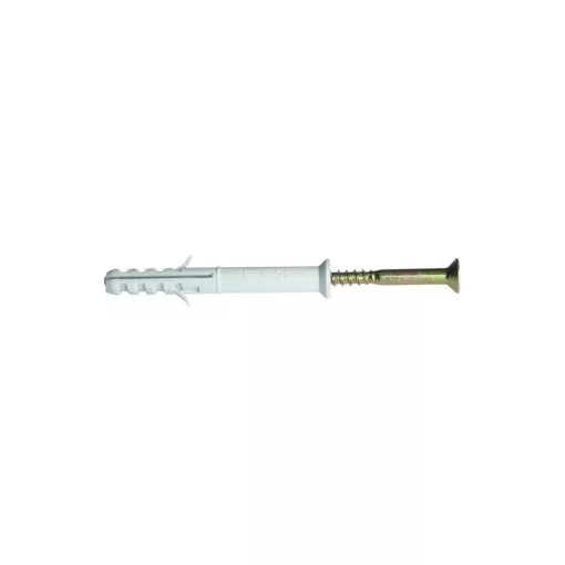 Tracon THC10115 Hosszított tipli+csavar, szürke M10×115mm, PA6.6