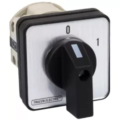   Tracon TK-126/3 Kézikapcsoló, BE-KI 400V, 50Hz, 125A, 3P, 30kW, 88×88mm, 60°