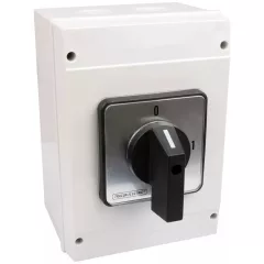   Tracon TK-169/3T65 Tokozott kézikapcsoló, BE-KI 400V, 50Hz, 160A, 3P, 37kW, 88×88mm, 90°, IP65