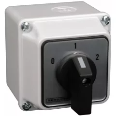  Tracon TKM-32/DT Tokozott Dahlander motorkapcsoló 400V, 50Hz, 32A, 11kW, 64×64mm, IP44