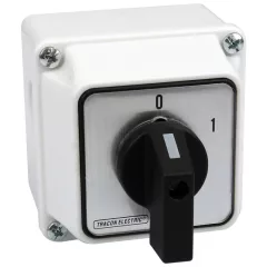   Tracon TKM-63/QT65 Tokozott közvetlen motorkapcsoló, BE-KI 400V, 50Hz, 63A, 18,5kW, 64×64mm, IP65