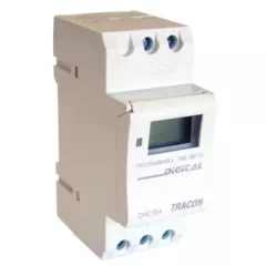   Tracon TKO-HE, Sorolható kapcsolóóra, heti, elektronikus, többfunkciós 230V, 16(4) A