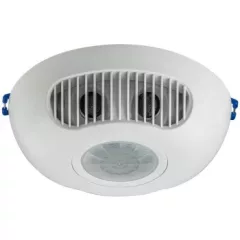   Tracon TMBU-47 Mozgásérzékelő, infra, ultraszónikus, mennyezeti, fehér 230 VAC, 16x12 m, 360°, 10 s-30 min, 3-2000 lux, IP20