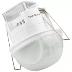   Tracon TMB-061F Mozgásérzékelő, infra, folyosóra, süllyesztett, fehér 220-240 VAC, 30 m, 360°, 10 s-15 min, 3-2000 lux
