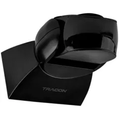   Tracon TMB-115XB Mozgásérzékelő, infra, falon kívüli, fekete 220-240 VAC, 12 m, 360°, 10 s-15 min, 3-2000 lux, IP65