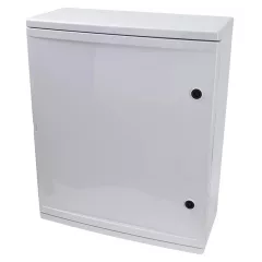   Tracon TME605022, Műanyag elosztószekrény H×W×D=600×500×220mm, IP65, IK10, 1000V AC/DC, RAL7035