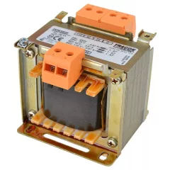   Tracon TVTR-100-D Vezérlő transzformátor ( leválasztó ), 1 fázisú, 230V/primer, 24-42-110V/szekunder 100VA teljesítménnyel IP00 TVTR