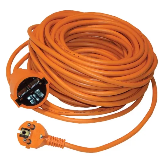 Tracon UH30, Univerzális hosszabbító 1×SCHUKO, 30m, 16A/250VAC, 3x1,5mm2, H05VV-F, Pmax.:3680 W